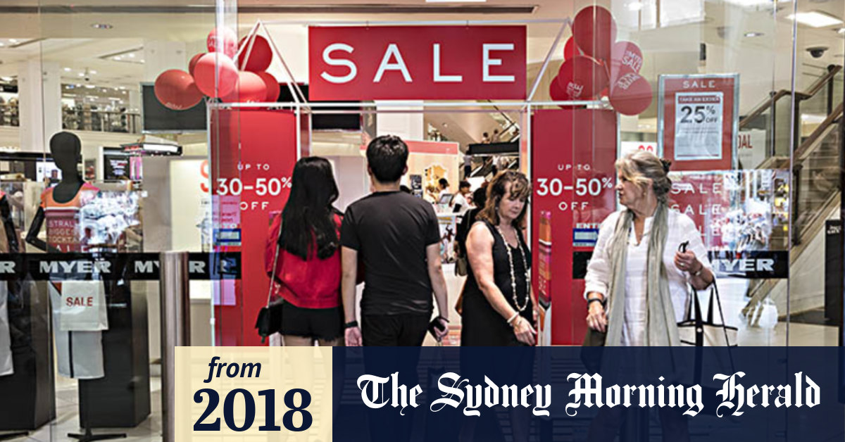 Video Myer stocktake sales flop